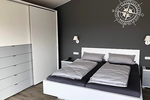 Ferienwohnung-buesum-ADMIRAL Schlafzimmer
