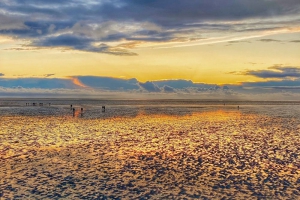 Büsum Urlaub November Wattspaziergang