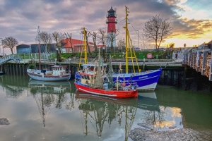 Nordsee-Urlaub Ferienwohnung-Buesum Hafen