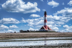 Nordsee-Westerhever-Leuchtturm